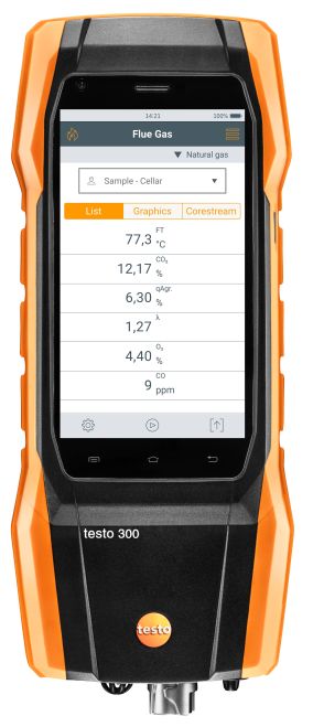 testo 300 - 烟气分析仪通用型基础款