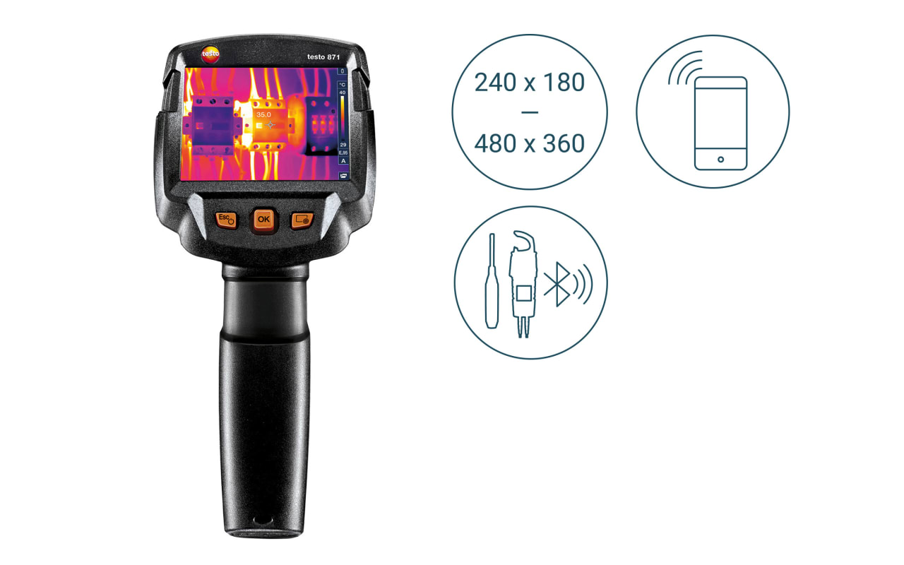 订货号 0560 8712 testo 871 - 红外热像仪（240x180红
