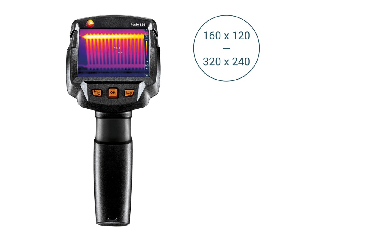 testo 865 - 入门级热像仪（160 x 120红外像素）