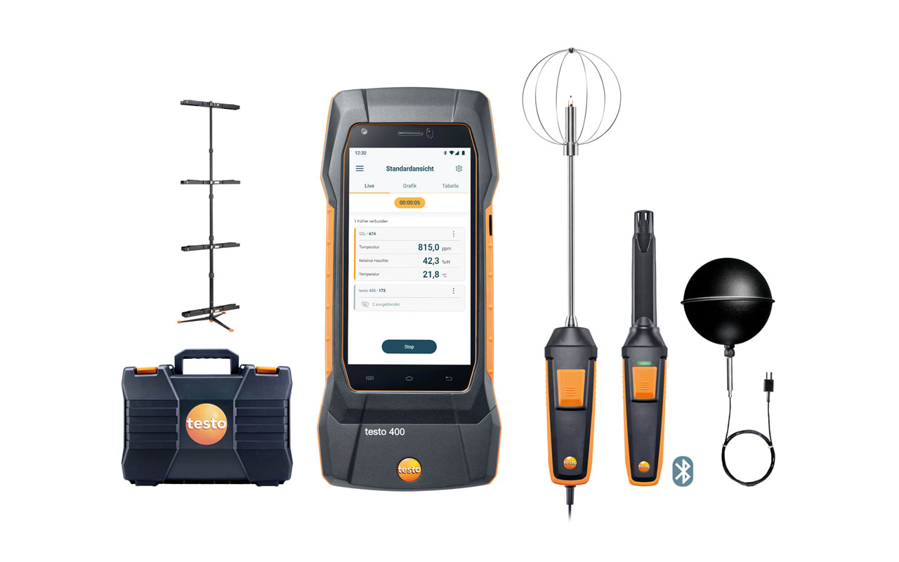 testo 400 - 舒适度评估测量套装（PMV/PPD)