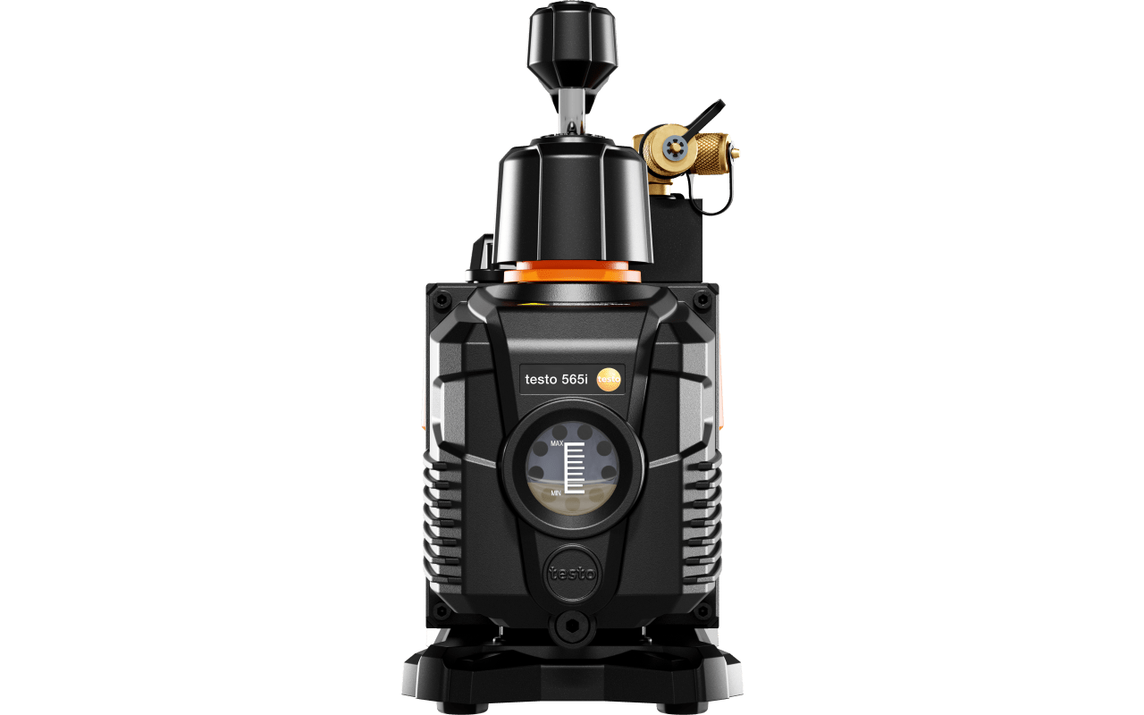 testo 565i - 用于自动抽真空过程并同时进行集成保压测试的智能真空泵,
